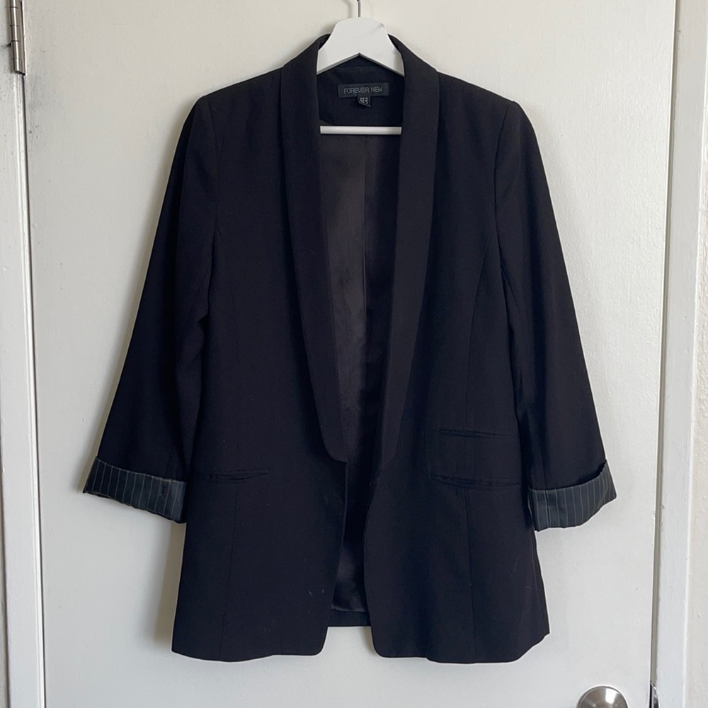black blazer